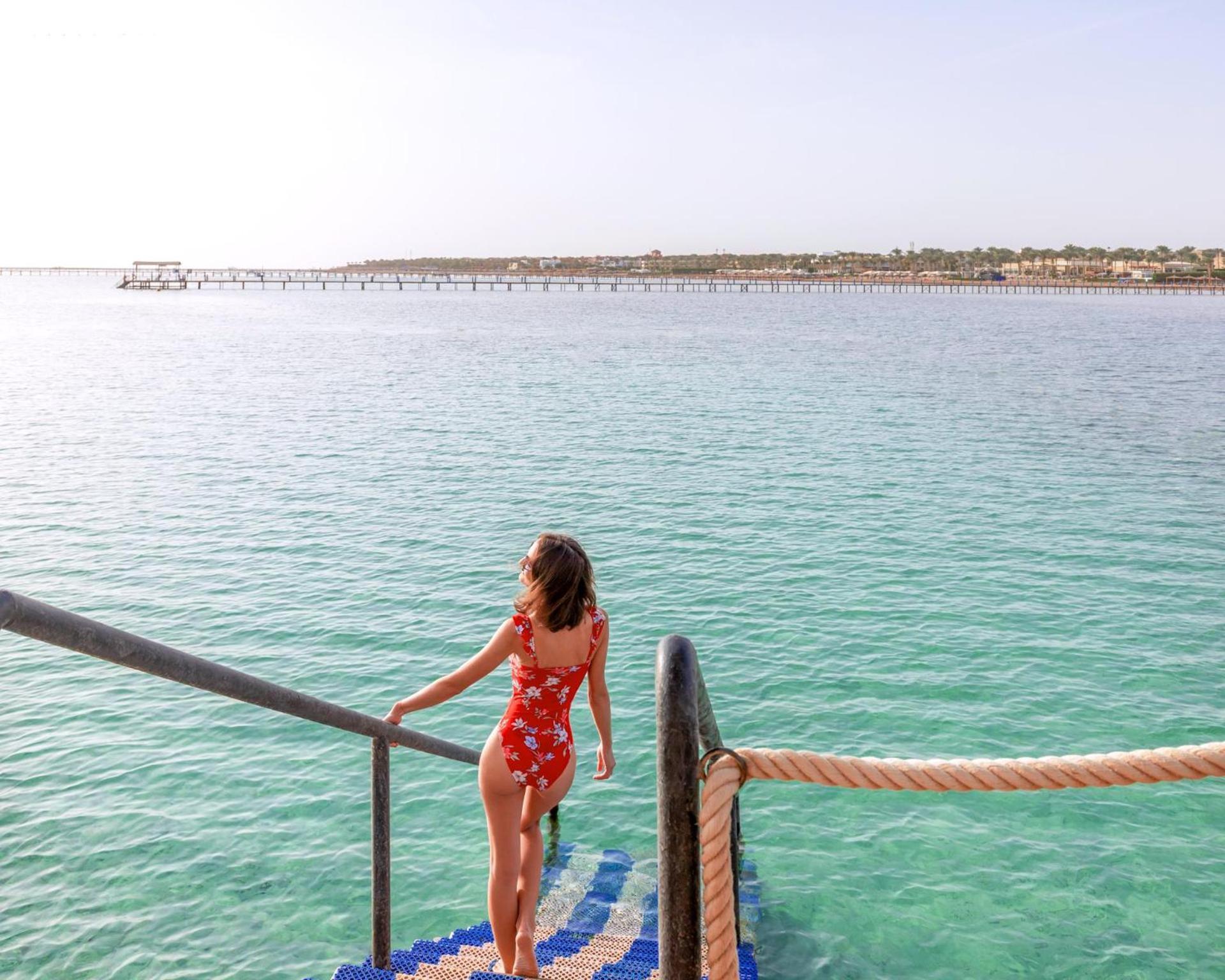 Pickalbatros Laguna Vista Aqua Park Σαρμ Ελ Σέιχ Εξωτερικό φωτογραφία The pier of the island